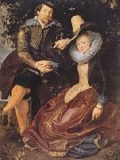 Ruben with his first wife Isabeela Brant in the Honeysuckle Bower (mk08) Peter Paul Rubens